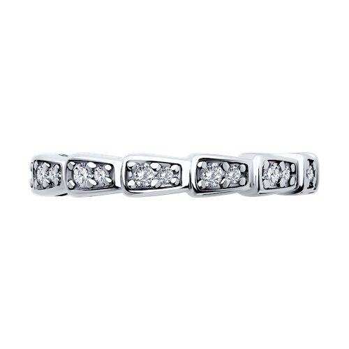 Кольцо из серебра с фианитами Collection