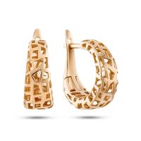 Серьги из красного золота Collection