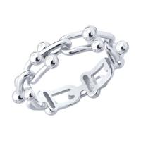 Кольцо в трендовом дизайне из серебра Collection