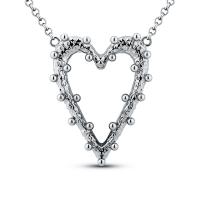 Колье из серебра с сердцем Love Sadko