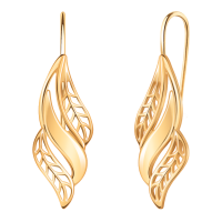 Серьги из красного золота 
