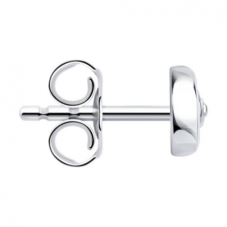 Серьга из серебра