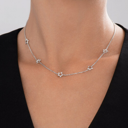Колье из серебра 