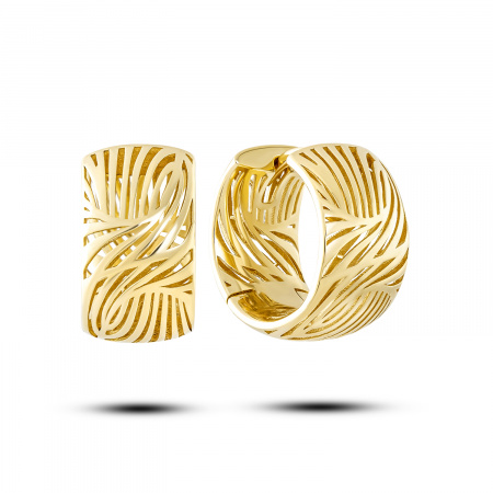 Серьги из желтого золота