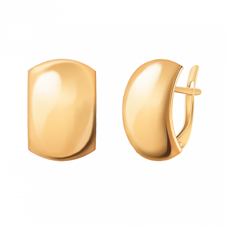 Серьги из красного золота